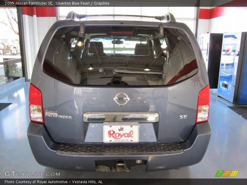 Silverton Blue Pearl / Graphite 2005 Nissan Pathfinder SE