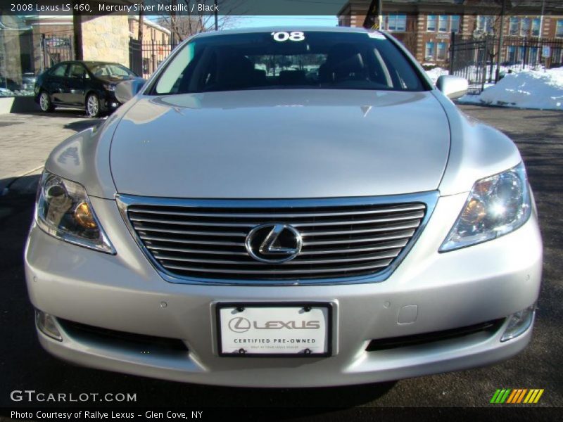Mercury Silver Metallic / Black 2008 Lexus LS 460