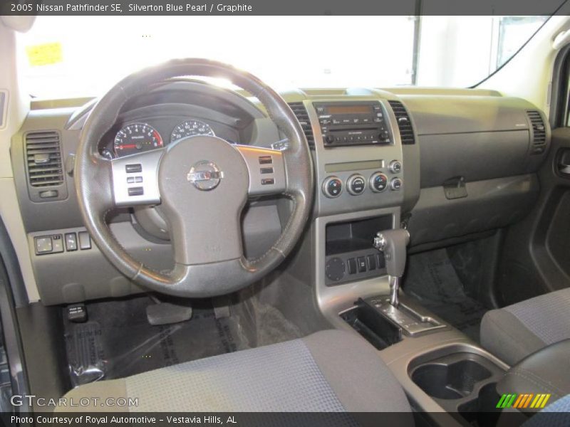 Silverton Blue Pearl / Graphite 2005 Nissan Pathfinder SE