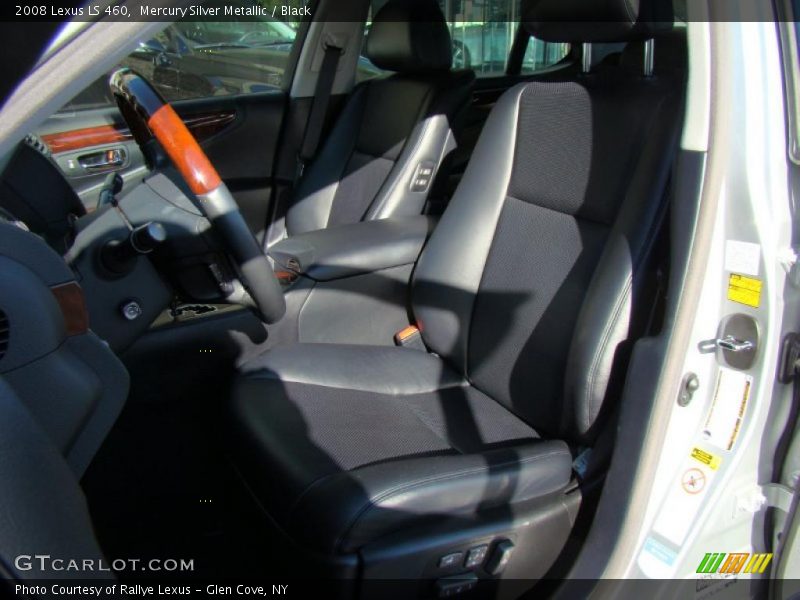 Mercury Silver Metallic / Black 2008 Lexus LS 460
