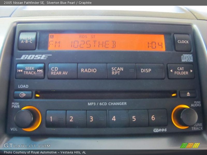 Controls of 2005 Pathfinder SE