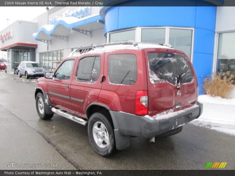 Thermal Red Metallic / Gray 2004 Nissan Xterra XE 4x4