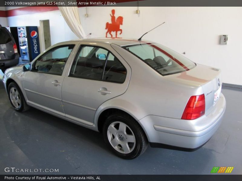 Silver Arrow Metallic / Black 2000 Volkswagen Jetta GLS Sedan