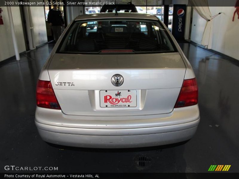 Silver Arrow Metallic / Black 2000 Volkswagen Jetta GLS Sedan