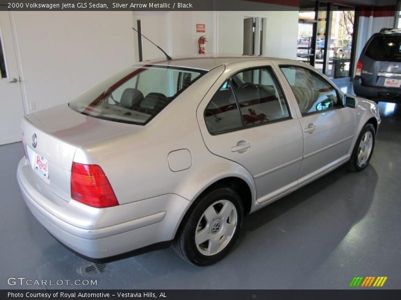 Silver Arrow Metallic / Black 2000 Volkswagen Jetta GLS Sedan