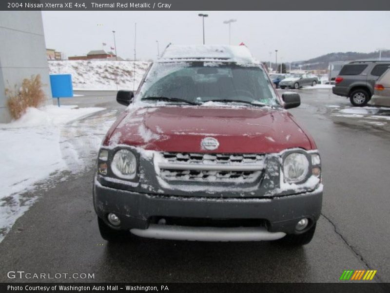 Thermal Red Metallic / Gray 2004 Nissan Xterra XE 4x4