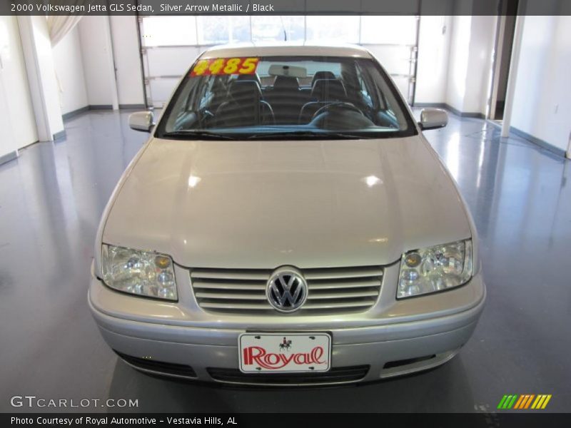 Silver Arrow Metallic / Black 2000 Volkswagen Jetta GLS Sedan
