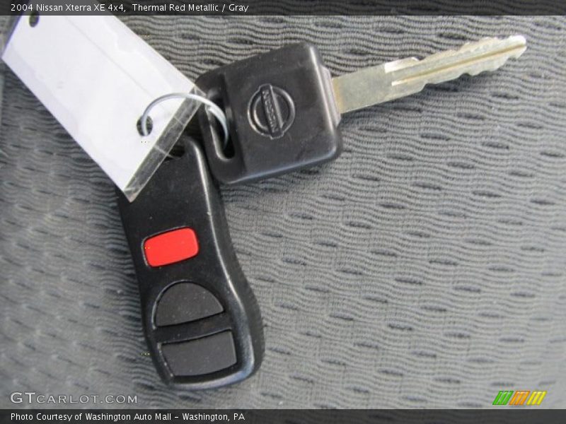 Thermal Red Metallic / Gray 2004 Nissan Xterra XE 4x4