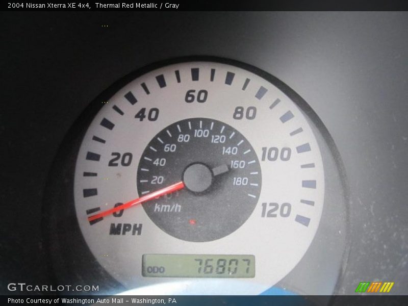 Thermal Red Metallic / Gray 2004 Nissan Xterra XE 4x4