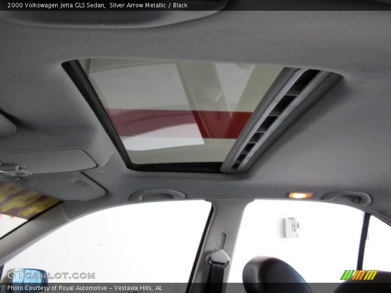 Silver Arrow Metallic / Black 2000 Volkswagen Jetta GLS Sedan