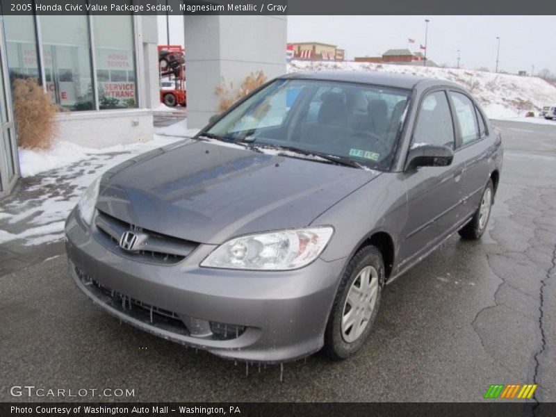 Magnesium Metallic / Gray 2005 Honda Civic Value Package Sedan