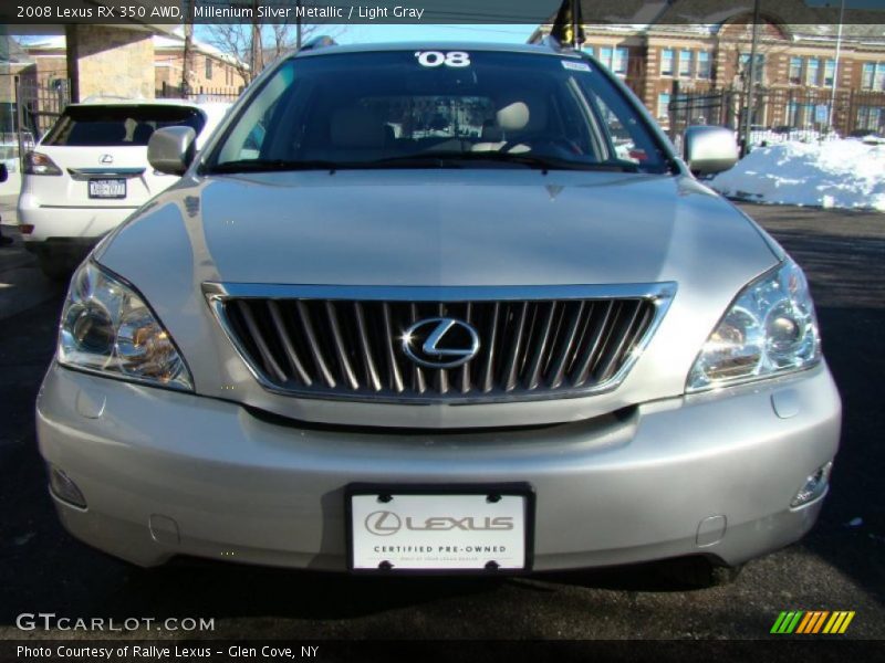 Millenium Silver Metallic / Light Gray 2008 Lexus RX 350 AWD