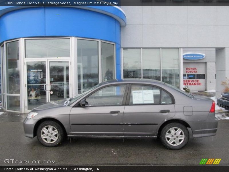 Magnesium Metallic / Gray 2005 Honda Civic Value Package Sedan