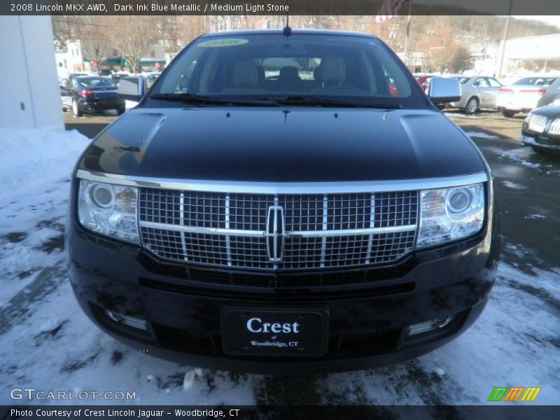 Dark Ink Blue Metallic / Medium Light Stone 2008 Lincoln MKX AWD