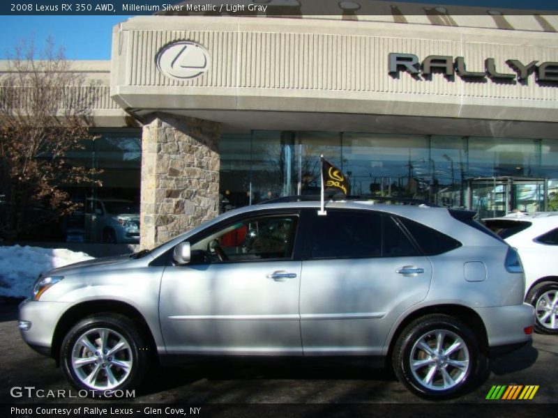 Millenium Silver Metallic / Light Gray 2008 Lexus RX 350 AWD