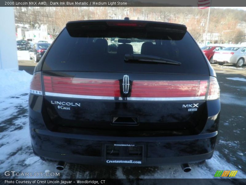 Dark Ink Blue Metallic / Medium Light Stone 2008 Lincoln MKX AWD