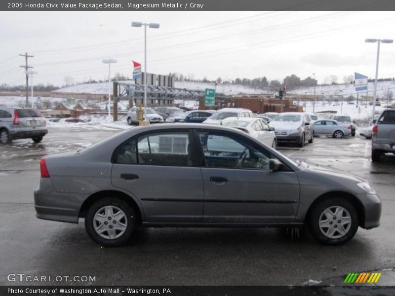 Magnesium Metallic / Gray 2005 Honda Civic Value Package Sedan