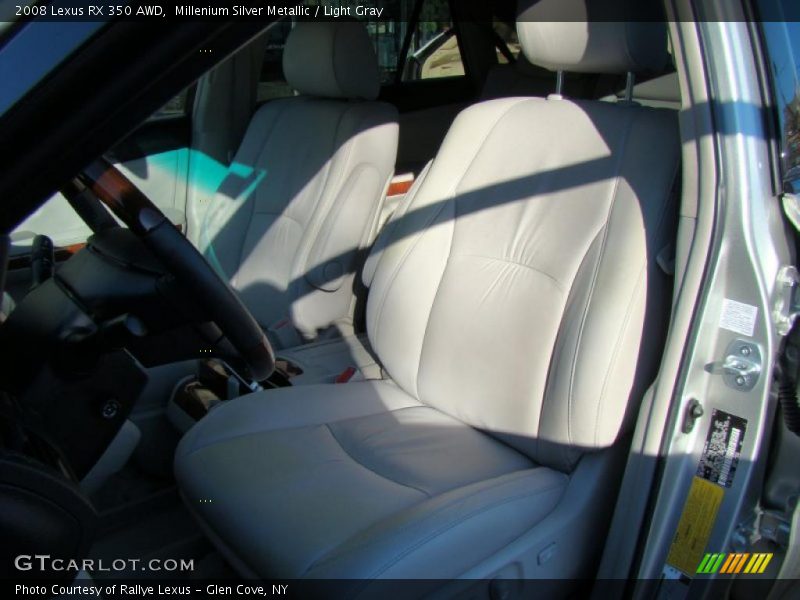 Millenium Silver Metallic / Light Gray 2008 Lexus RX 350 AWD
