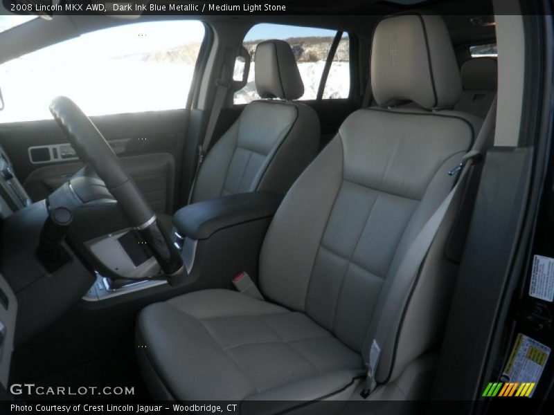 Dark Ink Blue Metallic / Medium Light Stone 2008 Lincoln MKX AWD