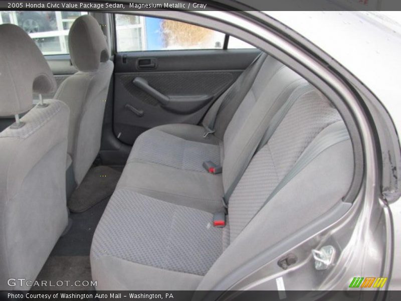 Magnesium Metallic / Gray 2005 Honda Civic Value Package Sedan