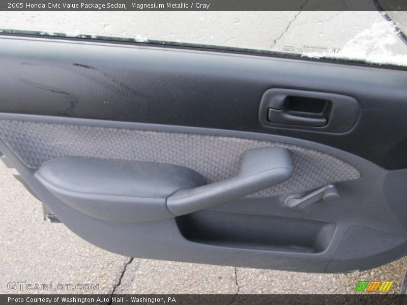 Magnesium Metallic / Gray 2005 Honda Civic Value Package Sedan
