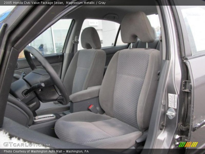 Magnesium Metallic / Gray 2005 Honda Civic Value Package Sedan