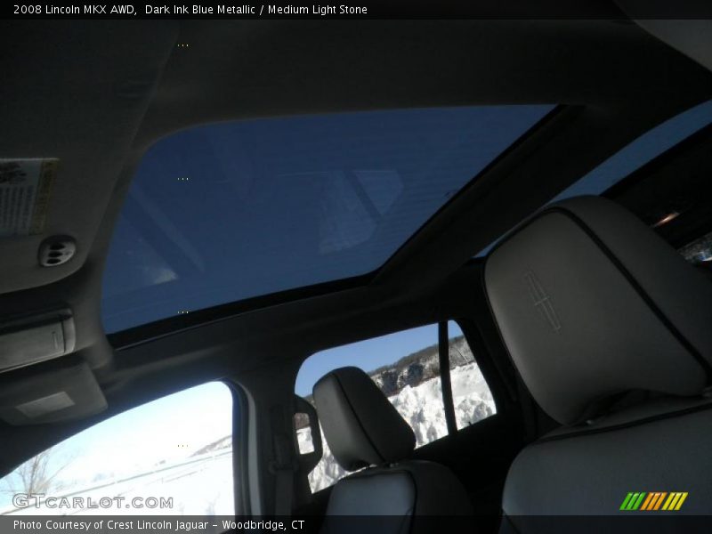 Dark Ink Blue Metallic / Medium Light Stone 2008 Lincoln MKX AWD