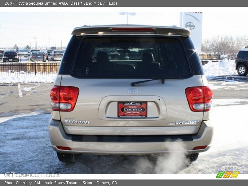 Desert Sand Mica / Taupe 2007 Toyota Sequoia Limited 4WD