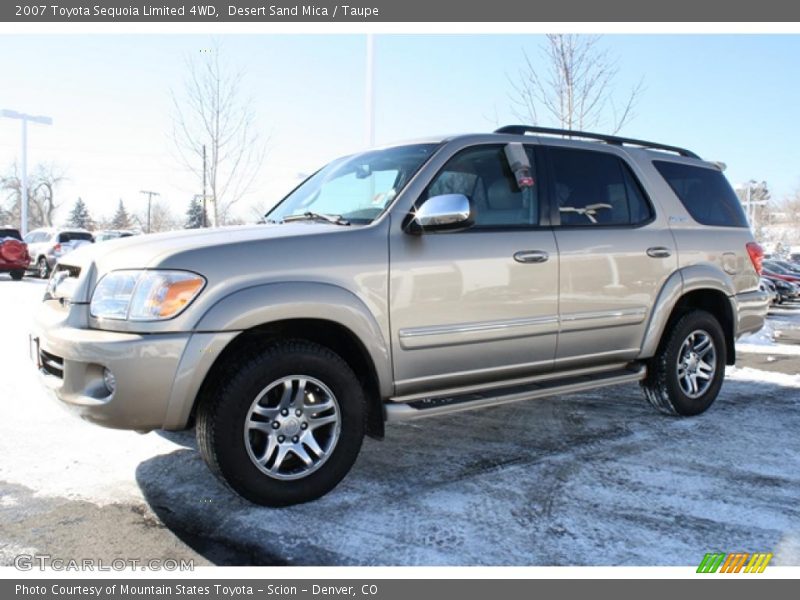 Desert Sand Mica / Taupe 2007 Toyota Sequoia Limited 4WD