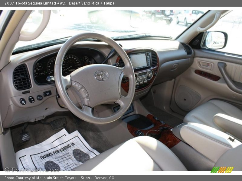Desert Sand Mica / Taupe 2007 Toyota Sequoia Limited 4WD
