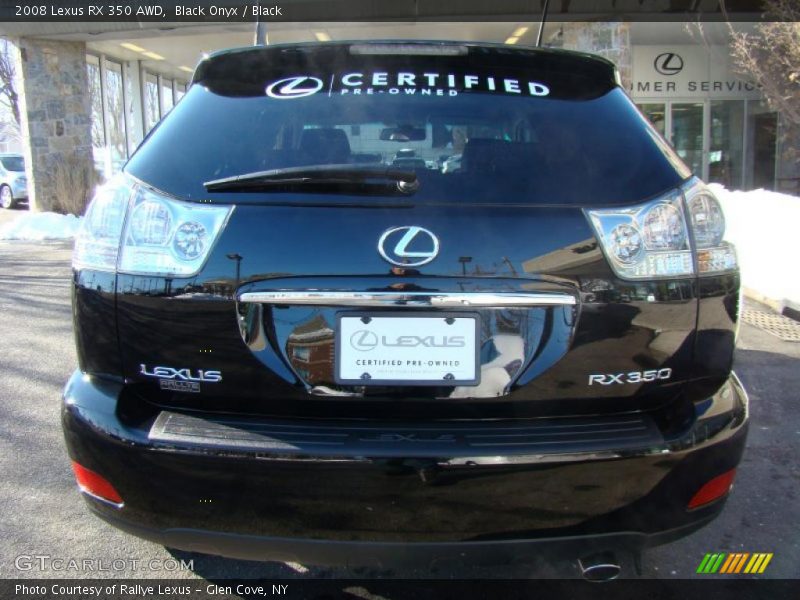 Black Onyx / Black 2008 Lexus RX 350 AWD