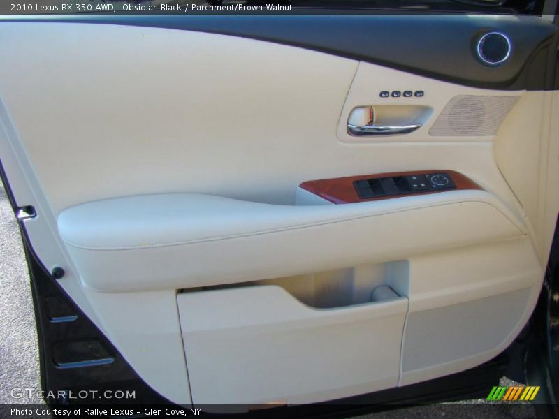 Obsidian Black / Parchment/Brown Walnut 2010 Lexus RX 350 AWD