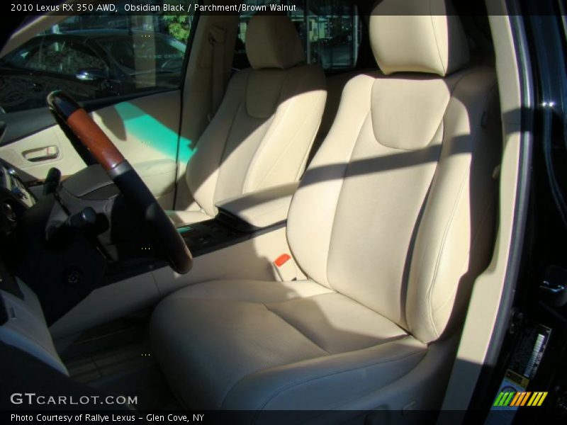 Obsidian Black / Parchment/Brown Walnut 2010 Lexus RX 350 AWD