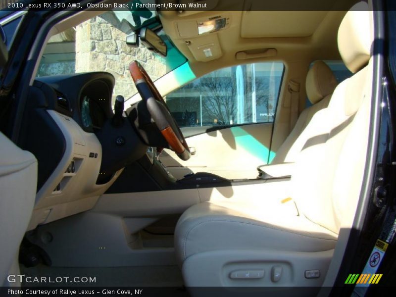 Obsidian Black / Parchment/Brown Walnut 2010 Lexus RX 350 AWD