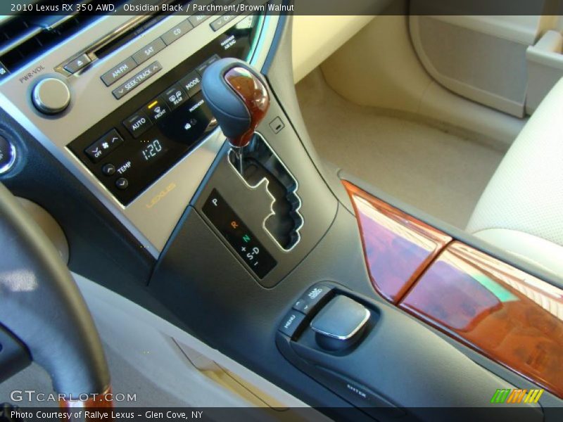 Obsidian Black / Parchment/Brown Walnut 2010 Lexus RX 350 AWD