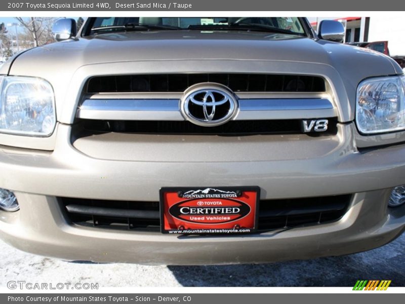 Desert Sand Mica / Taupe 2007 Toyota Sequoia Limited 4WD