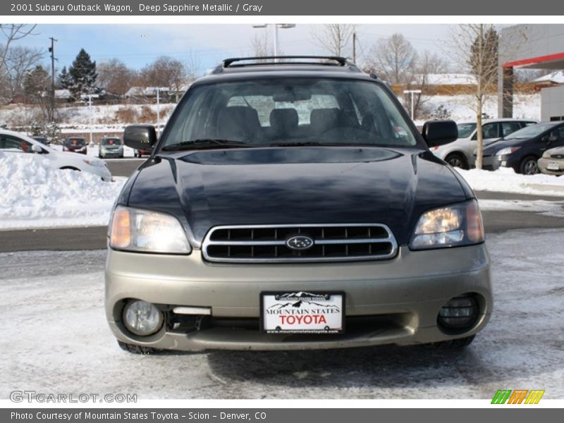 Deep Sapphire Metallic / Gray 2001 Subaru Outback Wagon