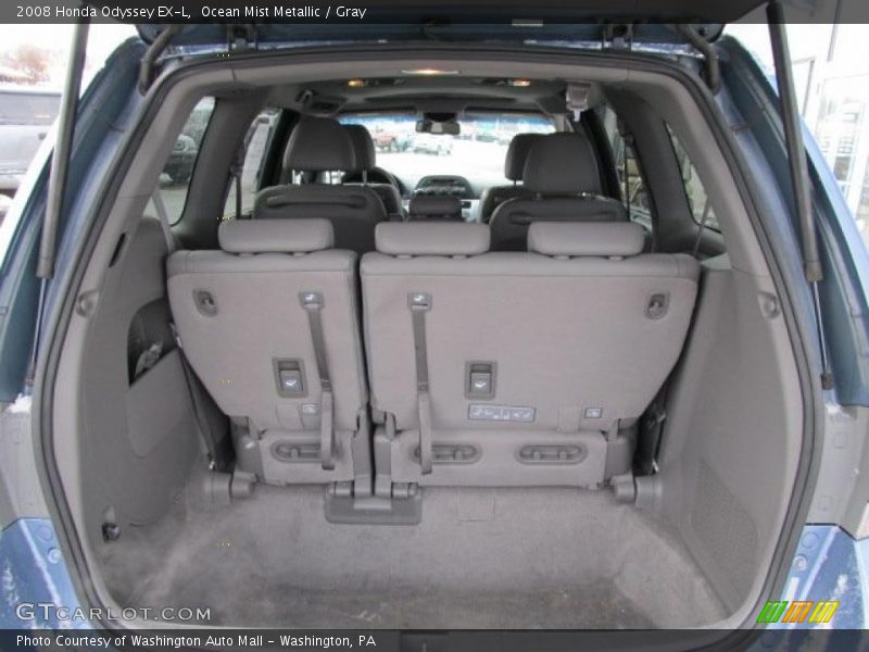 Ocean Mist Metallic / Gray 2008 Honda Odyssey EX-L