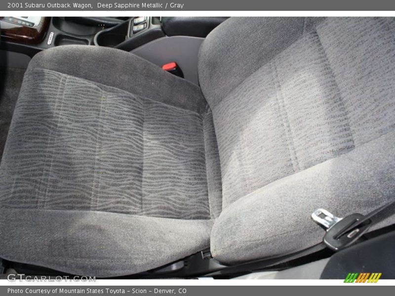 Deep Sapphire Metallic / Gray 2001 Subaru Outback Wagon