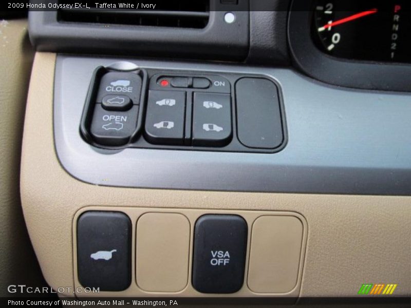 Controls of 2009 Odyssey EX-L