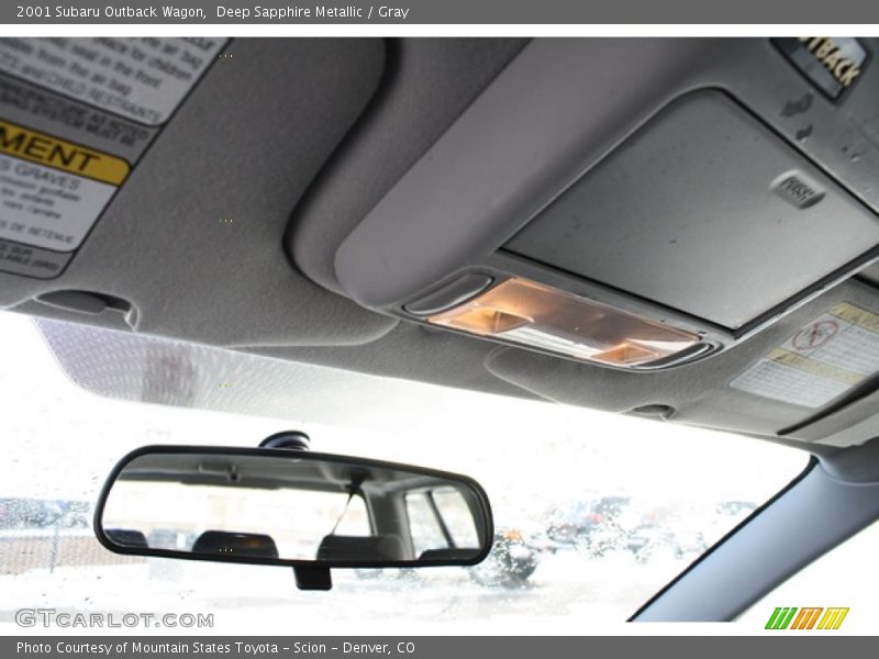 Deep Sapphire Metallic / Gray 2001 Subaru Outback Wagon