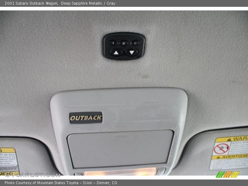 Deep Sapphire Metallic / Gray 2001 Subaru Outback Wagon