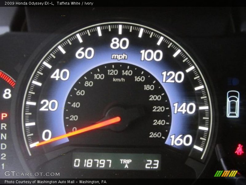 Taffeta White / Ivory 2009 Honda Odyssey EX-L