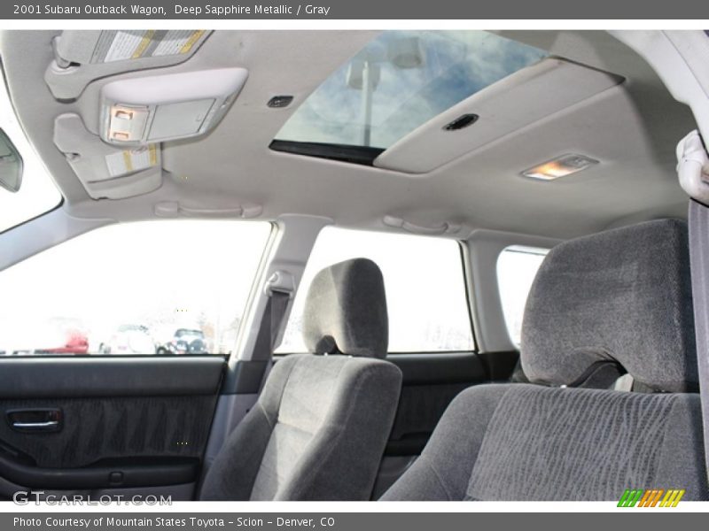 Deep Sapphire Metallic / Gray 2001 Subaru Outback Wagon