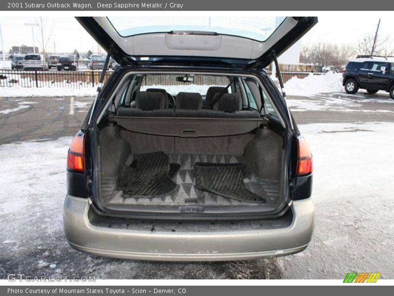 Deep Sapphire Metallic / Gray 2001 Subaru Outback Wagon