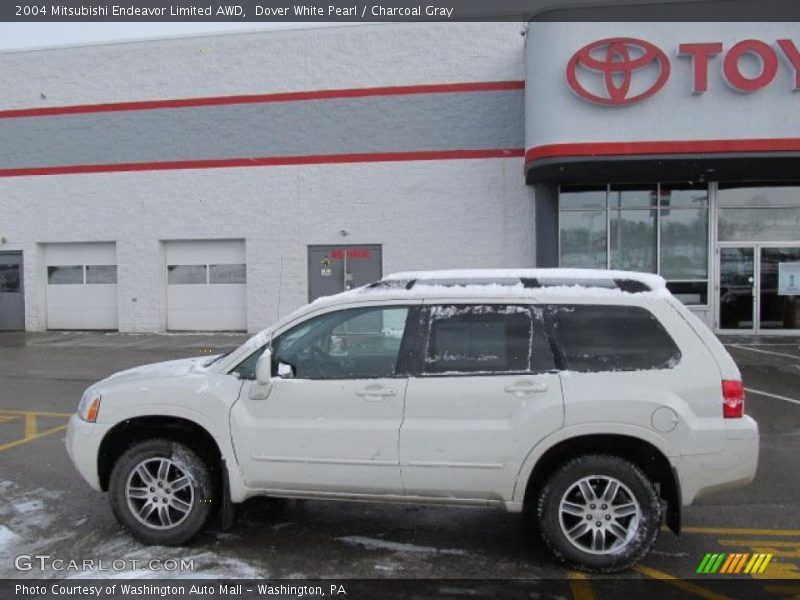 Dover White Pearl / Charcoal Gray 2004 Mitsubishi Endeavor Limited AWD