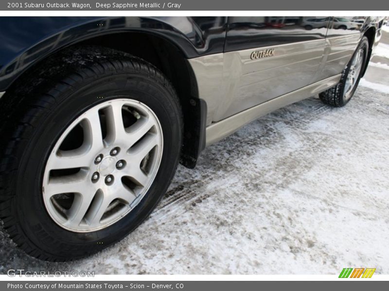 Deep Sapphire Metallic / Gray 2001 Subaru Outback Wagon