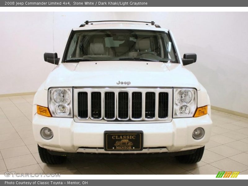 Stone White / Dark Khaki/Light Graystone 2008 Jeep Commander Limited 4x4