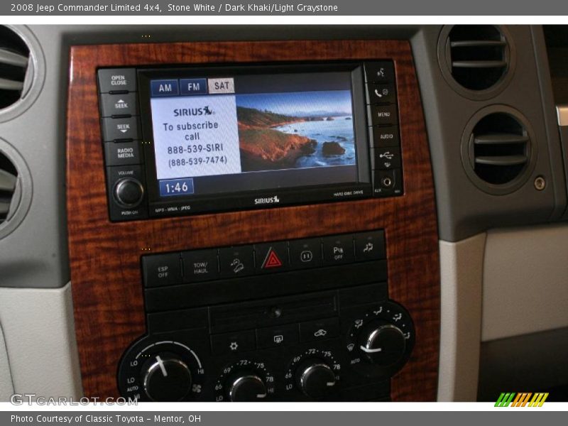 Stone White / Dark Khaki/Light Graystone 2008 Jeep Commander Limited 4x4