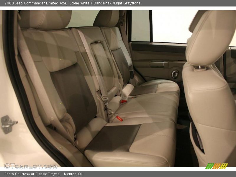 Stone White / Dark Khaki/Light Graystone 2008 Jeep Commander Limited 4x4